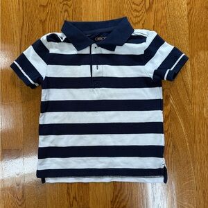 Cherokee Kids Navy and White Striped Polo Shirt